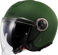 LS2 OF620 Classy Solid,  open face helmet,  color: Matt-Dark Green,  size: XXL