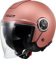 LS2 OF620 Classy Solid,  open face helmet,  color: Matt Gold/Pink,  size: XS