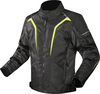 LS2 Sepang,  textile jacket waterproof,  color: Black/Neon-Yellow,  size: 3XL
