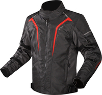 LS2 Sepang,  textile jacket waterproof,  color: Black/Red,  size: M