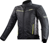 LS2 Shadow,  textile jacket waterproof,  color: Black/Light Grey/Neon-Yellow,  size: 4XL