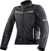 LS2 Shadow,  textile jacket waterproof women,  color: Black/Light Grey/Neon-Yellow,  size: 3XL