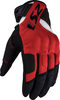 LS2 Silva,  gloves,  color: Black/Red/White,  size: S