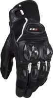 LS2 Spark II,  gloves,  color: Black,  size: M