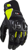 LS2 Spark II,  gloves,  color: Black/Neon-Yellow,  size: L