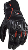LS2 Spark II,  gloves,  color: Black/Red,  size: XL