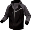 LS2 Throttle,  textile jacket,  color: Black/Dark Grey,  size: 3XL