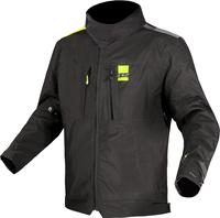 LS2 Titanium,  textile jacket waterproof,  color: Black,  size: M