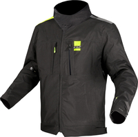 LS2 Titanium,  textile jacket waterproof women,  color: Black,  size: 4XL
