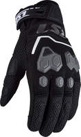 LS2 Vega,  gloves perforated,  color: Black,  size: L