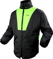LS2 X-Rain,  rain jacket unisex,  color: Black/Neon-Yellow,  size: 3XL-4XL