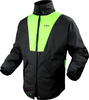LS2 X-Rain,  rain jacket unisex,  color: Black/Neon-Yellow,  size: M-L