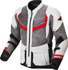 Macna Aerocon Night Eye,  textile jacket,  color: White/Grey/Red,  size: L
