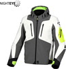 Macna Angle,  textile jacket waterproof,  color: Grey/Neon-Yellow/White,  size: L