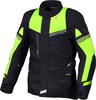 Macna Aspire,  textile jacket waterproof,  color: Black/Neon-Yellow,  size: 3XL