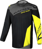 Macna Backyard 1,  jersey,  color: Black/Grey/Neon-Yellow,  size: 3XL