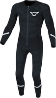 Macna Base Layer Summer,  functional suit,  color: Black/Grey,  size: S/M