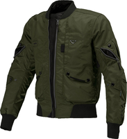 Macna Bastic,  textile jacket waterproof,  color: Grey/Green,  size: L