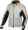 Macna Beacon,  textile jacket waterproof,  color: Light Grey/Black/Orange,  size: 3XL