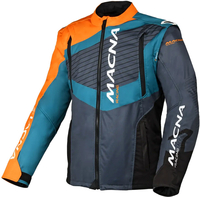Macna Crest,  textile jacket,  color: Grey/Blue/Orange,  size: M