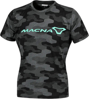 Macna Dazzle Logo 2.0,  t-shirt women,  color: Black/Grey/Turquoise,  size: XL