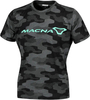 Macna Dazzle Logo 2.0,  t-shirt women,  color: Black/Grey/Turquoise,  size: XXL