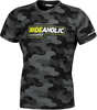 Macna Dazzle Rideaholic,  t-shirt,  color: Black/Grey/Neon-Yellow,  size: L