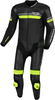 Macna Diabro,  leather suit 1pcs.,  color: Black/Neon-Yellow,  size: 58