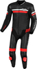 Macna Diabro,  leather suit 1pcs.,  color: Black/Red,  size: 58