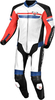 Macna Diabro,  leather suit 1pcs.,  color: White/Red/Blue/Black,  size: 56