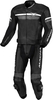Macna Diabro,  leather suit 2pcs.,  color: Black/Grey,  size: 60