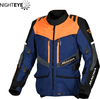 Macna Domane,  textile jacket,  color: Dark Blue/Orange/Black,  size: S