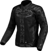Macna Empire Camo,  textile jacket waterproof women,  color: Dark Grey/Black,  size: L