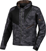 Macna Farrow Camo,  textile jacket,  color: Black/Dark Grey,  size: S