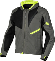 Macna Farrow,  textile jacket,  color: Dark Green/Black/Neon-Yellow,  size: 3XL
