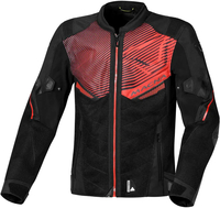 Macna Foxter,  textile jacket,  color: Black/Red,  size: M