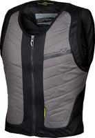 Macna Hybrid,  cooling vest,  color: Grey/Black,  size: 3XL