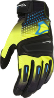 Macna Jugo,  gloves,  color: Black/Neon-Yellow/Blue,  size: XL