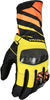 Macna Krown,  gloves,  color: Black/Yellow/Orange,  size: XL