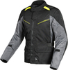 Macna Murano,  textile jacket waterproof,  color: Black/Grey/Yellow,  size: M
