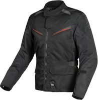 Macna Murano,  textile jacket waterproof,  color: Black/Red,  size: S
