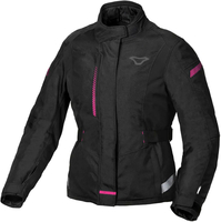 Macna Nivala,  textile jacket waterproof women,  color: Black/Pink,  size: M