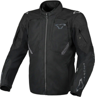 Macna Notch,  textile jacket waterproof,  color: Black,  size: XXL