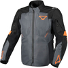 Macna Notch,  textile jacket waterproof,  color: Black/Grey/Orange,  size: XL