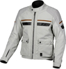 Macna Oryon,  textile jacket waterproof,  color: Light Grey,  size: XL