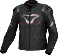Macna Pointer,  leather jacket,  color: Black/Red,  size: 50