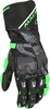 Macna Powertrack,  gloves,  color: Black/Green/Dark Grey,  size: XXL