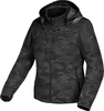Macna Racoon Camo,  textile jacket waterproof women,  color: Dark Grey/Black,  size: XS
