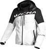 Macna Racoon,  textile jacket waterproof,  color: Black/White,  size: S