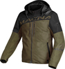 Macna Racoon,  textile jacket waterproof,  color: Dark Green/Black,  size: L